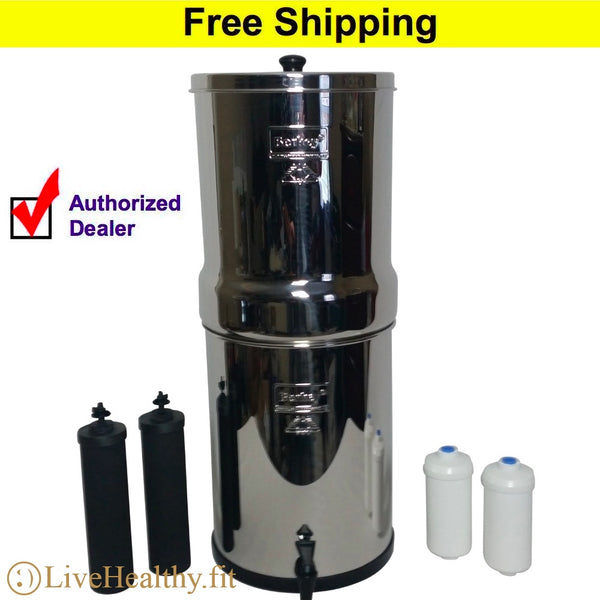 Big Berkey with 2 Black Filters : In Stock and Ready to Ship